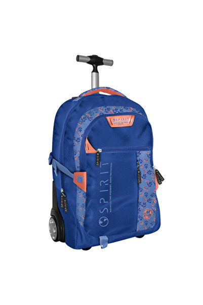 Spirit Troler Pattern, Albastru / Portocaliu, 55x35x25 cm