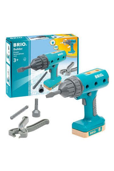 BRIO Elektronická hračka - vrtačka s příslušenstvím BRIO, 3+ let
