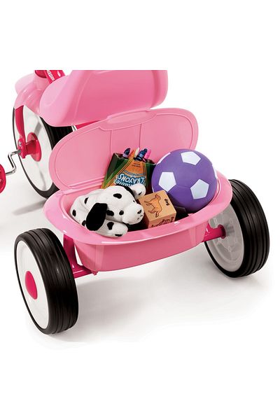 RADIO FLYER Radio Flyer Fold 2 Go Pink Folding Tricycle, 1-3 years