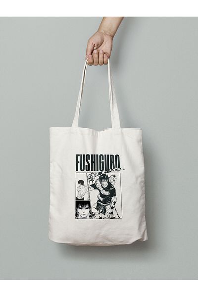 Akumastik Jujutsu Kaisen Toji Fushiguro Cloth Bag 35X40Cm - Anime Handbag - Tote Bag