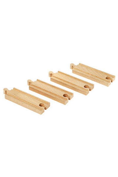 BRIO Set de sine drepte, scurte pentru trenulete BRIO, 3+ ani