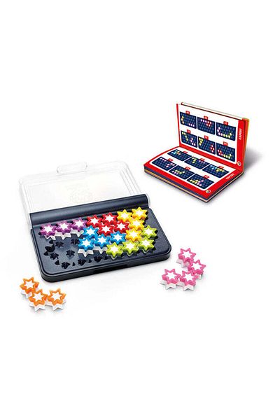 Smart Games - IQ Stars, logic game with 120 challenges, 6+ years, English edition