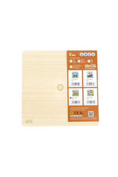 Viga Puzzle din 9 piese mari - Tren, Viga