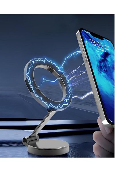 TMAX حامل هاتف السيارة المتوافق مع MAGSAFE المعدني بالكامل مع مغناطيس قوي للغاية (متوافق مع جميع الهواتف)