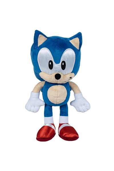 Play By Play Sonic the Hedgehog plush toy with satin shoes, 28 cm