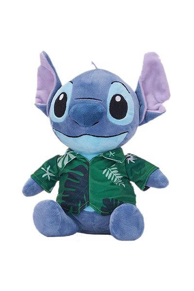 Play By Play Lilo & Stitch Hawaii Stitch Plush Toy with Green Shirt, 28 cm
