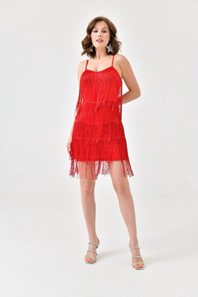 zoezoe Püsküllü Kına Elbisesi After Party Elbisesi (düğün/davet/isteme/mezuniyet/nikah)