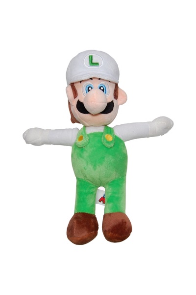 Play By Play Jucarie din plus Luigi cu sapca alba, Super Mario, 31 cm