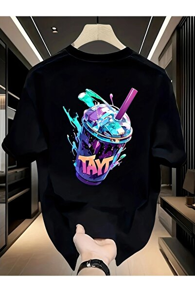 qubo sportswear & company qubo Unisex Oversize εμπριμέ βαμβακερό λαιμόκοψη κο...