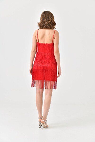 zoezoe Püsküllü Kına Elbisesi After Party Elbisesi (düğün/davet/isteme/mezuniyet/nikah)