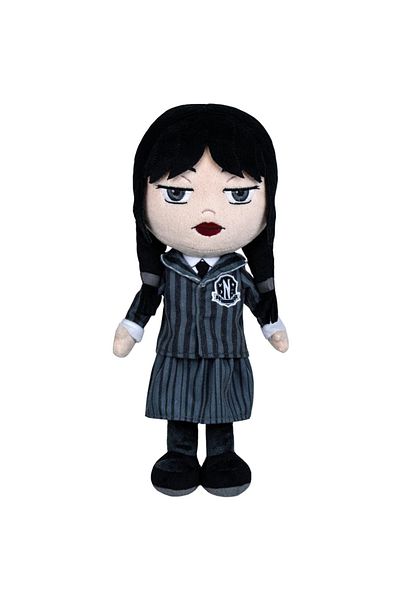 Play By Play Wednesday plush toy with uniform, 32 cm