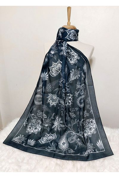 REMOMODA Patterned Soft Cotton Shawl