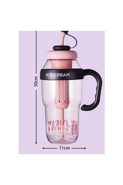 Getmaxxx Ice Bottle - Flask with Straw