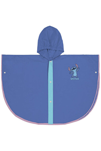 Cerda Poncho raincoat, Stitch, Blue, 5 - 6 years