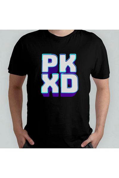 Pixxa Unisex 100% Cotton Crew Neck T-Shirt Model 2 Pk Xd Fun, Friends & Games
