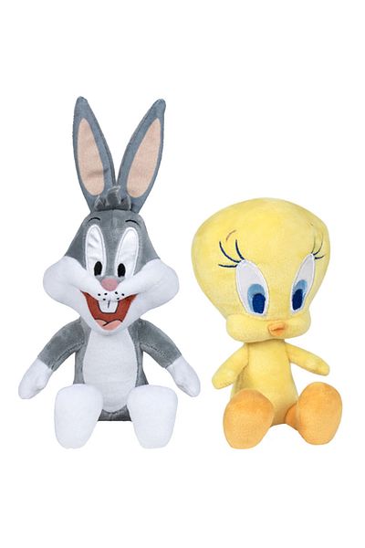 Play By Play Set of 2 plush toys Bugs Bunny 18 cm and Tweety 16 cm (sitting)