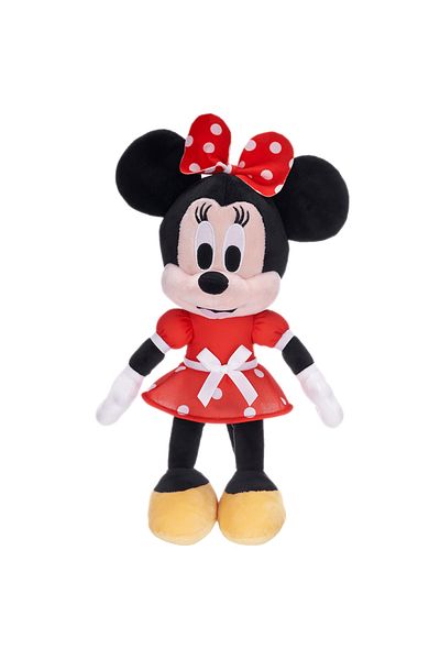 Play By Play Plyšová hračka Minnie Mouse s červenými šaty, 34 cm