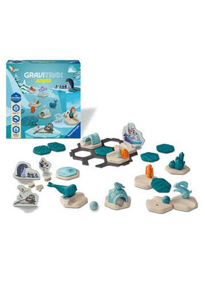 RAVENSBURGER Joc de constructie Gravitrax Junior - Ice - Set de accesorii, Lumea Inghetata