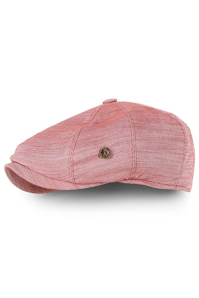 KARNAS ŞAPKA Men's Linen British Newsboy Cap