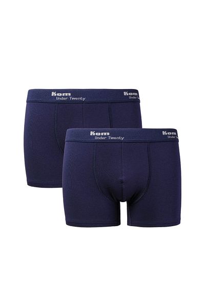 Kom Ανδρικά Εσώρουχα 2 Τεμάχια Cotton & Modal Lycra Boxer LK.02.10.LL.074