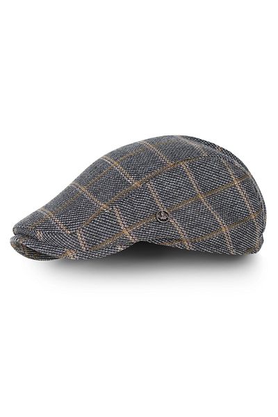 KARNAS ŞAPKA Men's Helmet - Thin Kanela Liya, Free Size Design, Italian Pattern and Patterned Inner Lining
