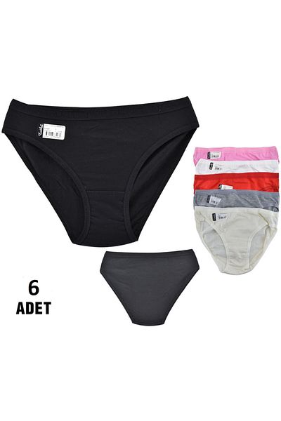 Tutku Chiloți de bikini Nevra 6 piese în culori mixte