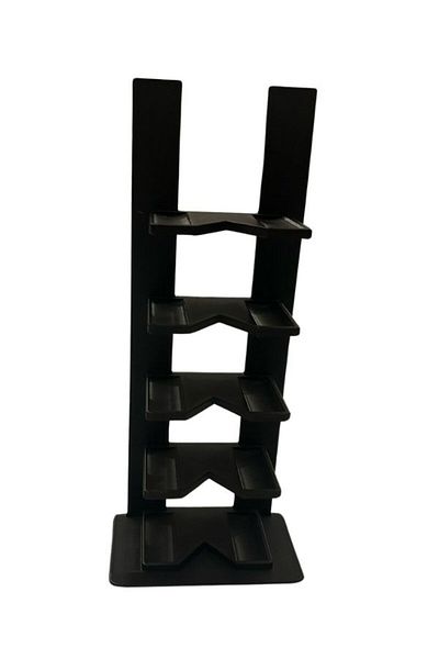 OddieArtStore 1:64 Scale Vehicles Display Stand (for 5 Cars) - Black - Cars Not Included!