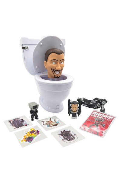 TOYFEST Skibidi Toilet Sürpriz Büyük Klozet - 1 ADET