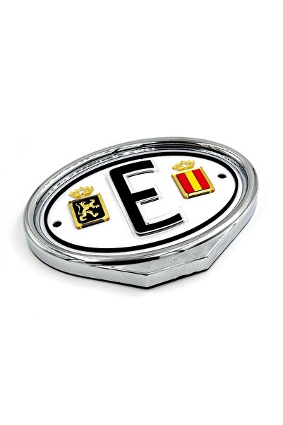 BsElektronik A Quality Oval Framed E Letter Labeler Country Flag Carefully Pr...