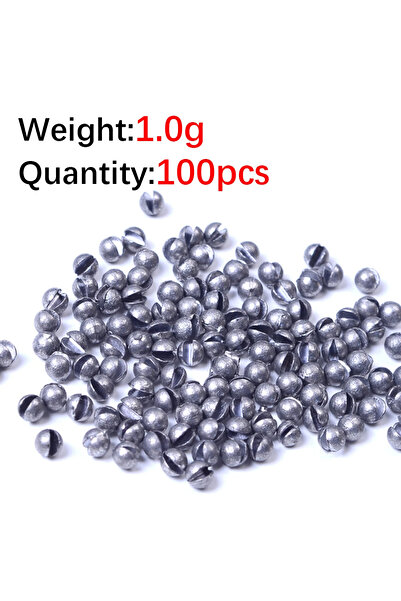 Choice 1.0 جرام 100 قطعة DNDYUJU 0.2 جرام - 1.7 جرام صيد سمك الشبوط الرصاص ال...