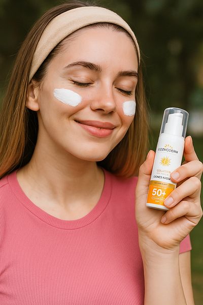 mottomia Cozmoderm Sun Cream SPF 50 - High Protection, Suitable for All Skin Types, 100 ml