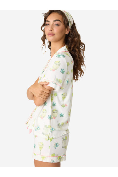 PJ Salvage Pyjama Limes & Sunshine Schlafanzug Schlafmode Bequem