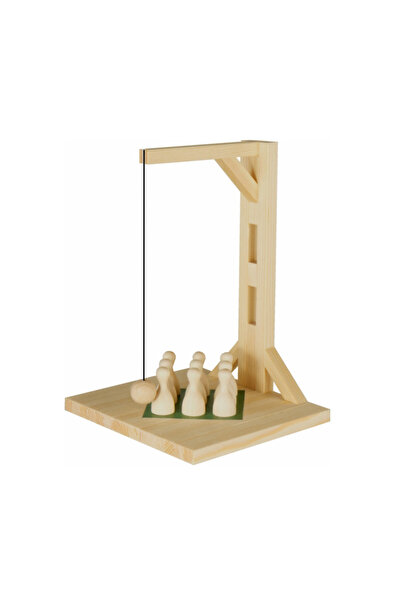 Walachia Set construit Bowling rusesc, 35 piese din lemn