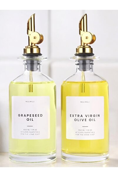 Yenigeldi 2 Adet 350 ml Zeytinyağ Sıvıyağ Yağlık Yağdanlık Şişesi