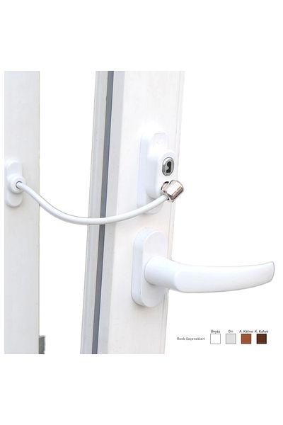 emosavm Keyed Rope PVC Door Window Safety Lock