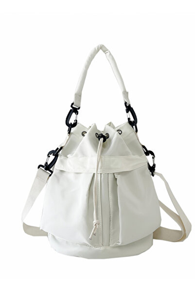 ETG حقيبة كتف كبيرة الحجم بتصميم عصري كاجوال وحقيبة دلو