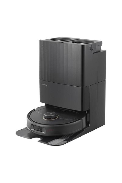 Roborock Aspirator robot ROBOROCK QRevo MaxV, 0.33 l, 14.4V, Autonomie max 180 min, Functie mop (Negru)