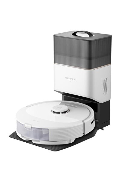 Roborock Aspirator robot Q8 max+ Q8MP02-00, 59W, Wi-Fi, Voce, 5500Pa, Uscat și umed, 240min, Alb/negru