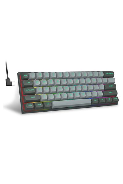e-yooso 61 Keys Rapid Trigger Gaming Keyboard, RGB Magnetic Switch Mechanical Keyboard