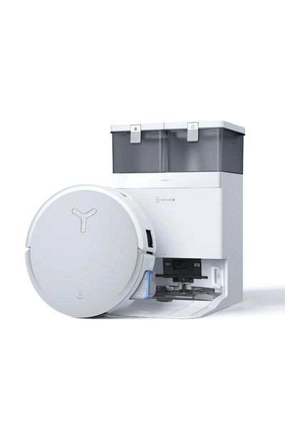 Ecovacs Robot aspirator ECOVACS DEEBOT X8 OMNI, Aspirare 18.000 Pa, aspirare & mopare simultan
