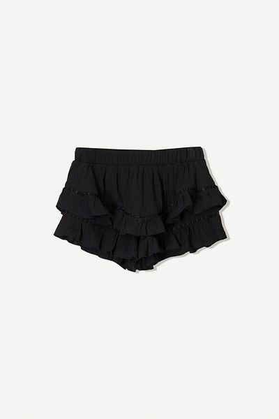 Bershka Textured boho skort