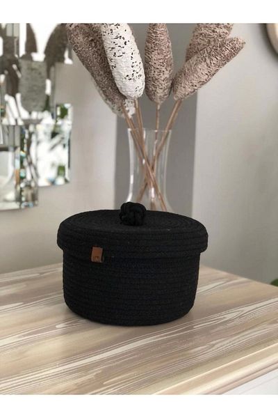 epncollection Многофункционална кошница с капак от ракита и юта