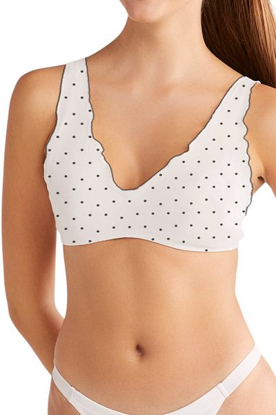 Kom Young Girl's Adjustable Strapless Modal Fabric Triangle Bra