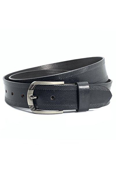 Classic Milano Genuine Leather Belt Men - Semi-Casual Men's Belts - Black & B...