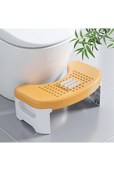 COOYA Anti-Slip Toilet Step Stool,Folding,Sturdy & Portable,Stability,for Adults and Pregnant Womentoilet