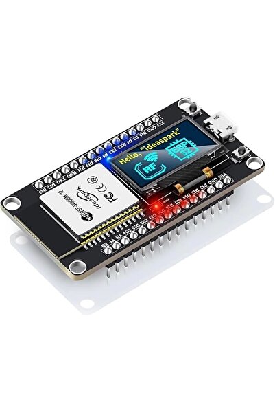 ideaspark ESP32 Development Board Integrated 0.96 Inch OLED Display,CH340 Driver,WiFi+BLE Wireless Module,and