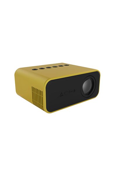 FlashHawk Multifunction Mini LED Projector with Remote Control YT500