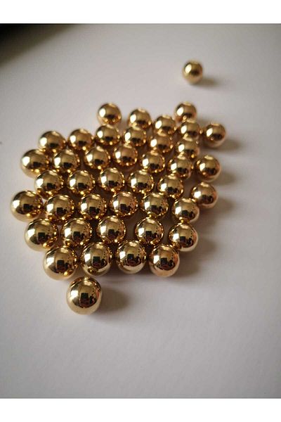 PASAMİA 10 mm Rose Color Undrilled Pearl 25 Gr (45-50 Pieces)