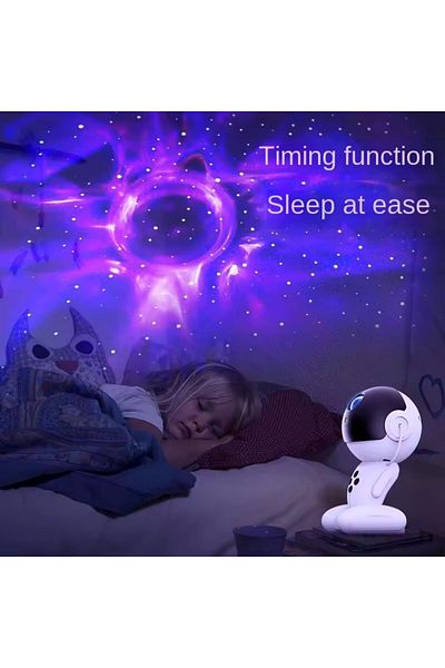 COOYA Projector lamp, Star Projector for Bedroom, Timed 360° Rotating Nebula Projector Lamp