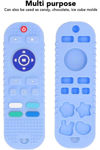 Yelajoy Baby Teething Toys, Silicone Simulation Soft TV Remote Control for Babies